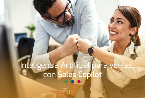 vendedores con Microsoft Sales Copilot