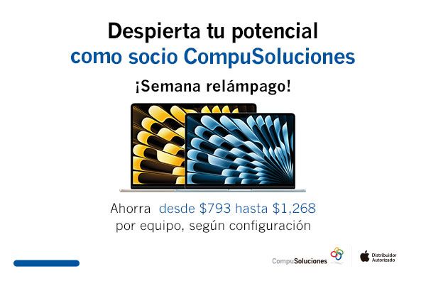 ¡Semana relámpago en MacBook Air!
